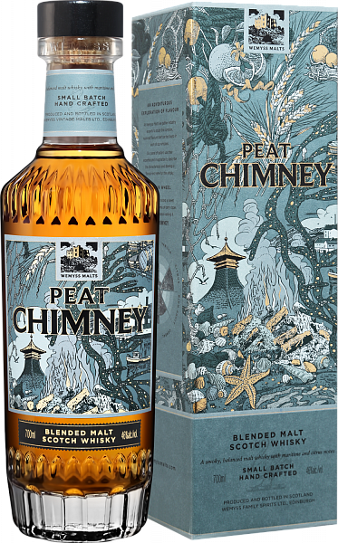 Wemyss Malts Peat Chimney Blended Malt Scotch Whisky (gift box), 0.7 л