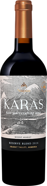 Вино Karas Reserve Blend Ararat Valley Tierras de Armenia , 0.75 л