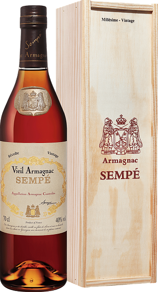 Sempe Vieil Vintage 1992 Armagnac AOC (gift box), 0.7л