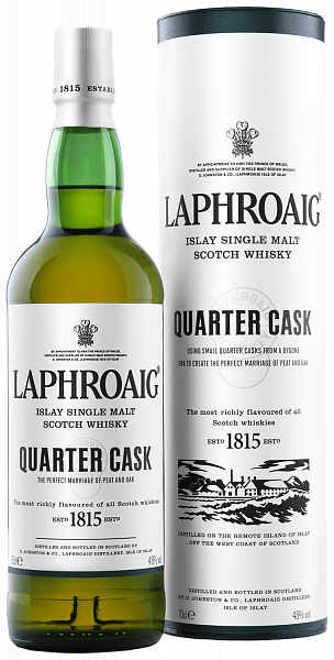 Laphroaig Quarter Cask Islay single malt scotch whisky (gift box), 0.7л