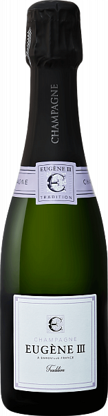 Eugene III Tradition Brut Champagne АOC Coopérative Vinicole de la Région de Baroville, 0.375л