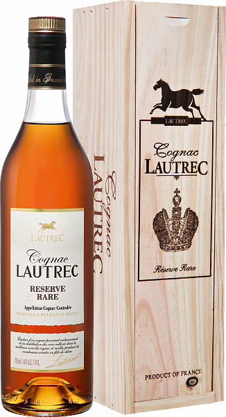Lautrec Cognac Reserve Rare (gift box), 0.7 л